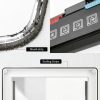 FAREVER Cat Door 4 Lock Modes Durable ABS Plastic Pet Door-3
