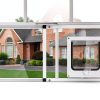 Yoochee Cat Window Door White Aluminum Frame-4