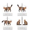 Linvivon Cat Door Window Insert Magnetic Aluminum Pet Door-2