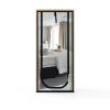 QWR Reinforced Cat Screen Door Zipper Pet Door White Black-2