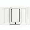 NIAOMAOGOU Cat Door Window Magnetic Locking White-2