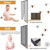 LAIJIANG Pet Screen Door Reinforced Mesh Easy Installation-5