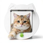 H&H Cat Door for Medium Small Pets ABS Plastic-0