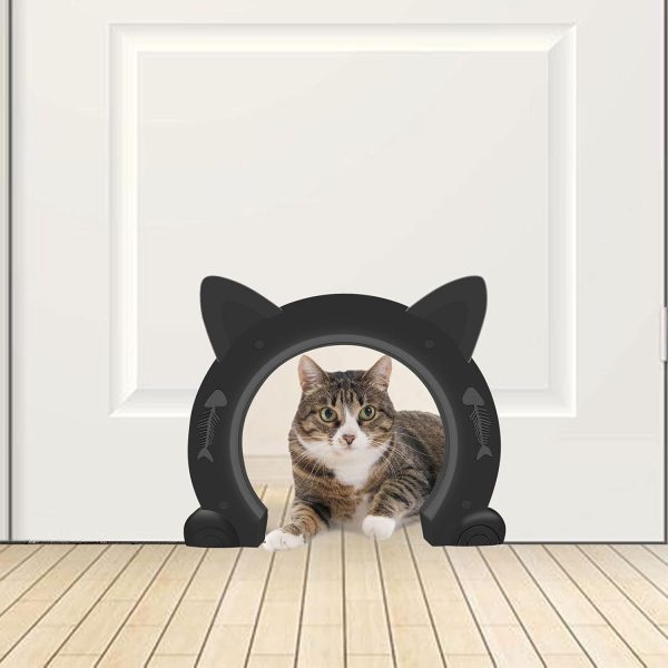 Ikuso Indoor Cat Door ABS Material Large Pet Door-7