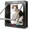 CEESC Pet Door ABS 4 Way Switch Large Dog Cat Entry-0