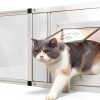 Yoochee Cat Window Door White Aluminum Frame-0