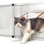 Yoochee Cat Window Door White Aluminum Frame-0