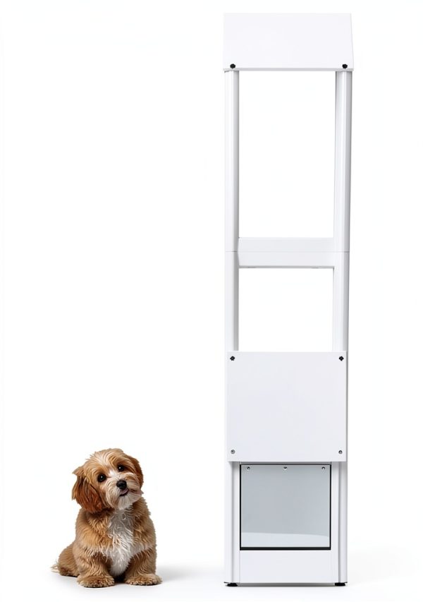 Dreampedal Sliding Glass Pet Door Aluminum Frame Medium Pets-0