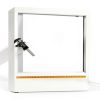 NIAOMAOGOU Cat Door Window Magnetic Locking White-3