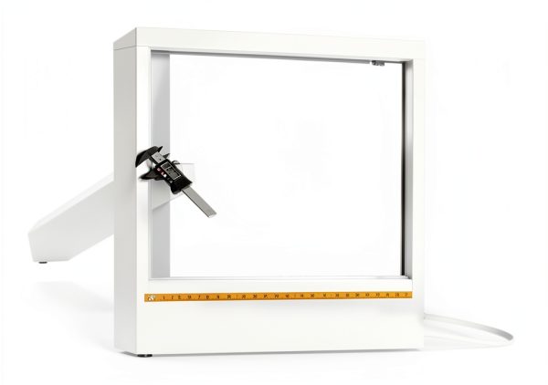NIAOMAOGOU Cat Door Window Magnetic Locking White-3