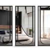 QWR Reinforced Cat Screen Door White Black Pet Door-5