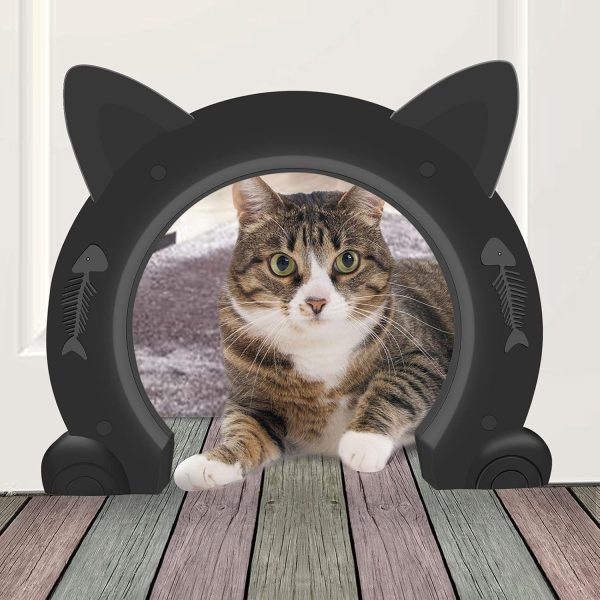 Ikuso Indoor Cat Door ABS Material Large Pet Door-6