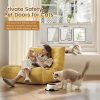 Linvivon Cat Door Window Insert Magnetic Aluminum Pet Door-5