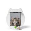H&H Cat Door for Medium Small Pets ABS Plastic-2