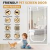 LAIJIANG Pet Screen Door Reinforced Mesh Easy Installation-2