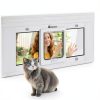 Linvivon Cat Door Window Insert Magnetic Aluminum Pet Door-3