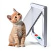White Cat Door Pet Accessory goTeamghjkl-1