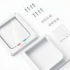 FAREVER Cat Door 4 Lock Modes Durable ABS Plastic Pet Door-5