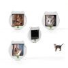 H&H Cat Door for Medium Small Pets ABS Plastic-5