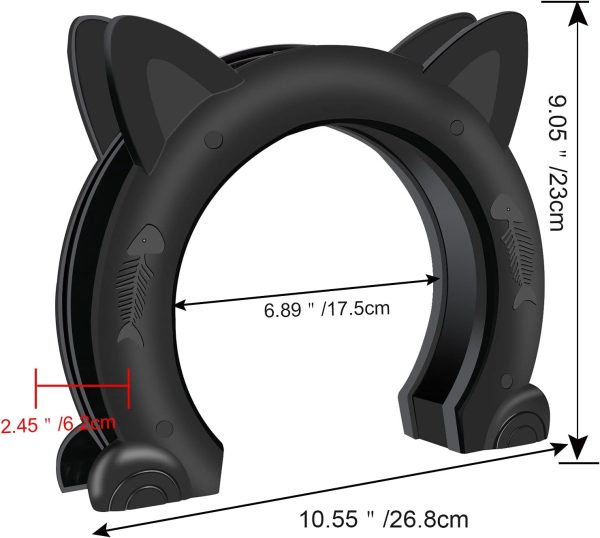 Ikuso Indoor Cat Door ABS Material Large Pet Door-1