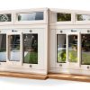 Linvivon Cat Door Window Insert Magnetic Aluminum Pet Door-6