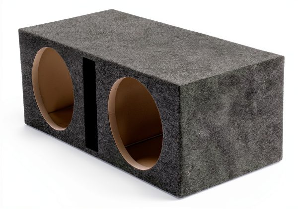 Q Power Dual 12 Inch Car Subwoofer Box - Dual-Chamber Design-2