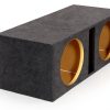 Q Power Dual 12 Inch Car Subwoofer Box - Dual-Chamber Design-9