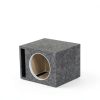 QPower 12" Vented Subwoofer Enclosure HD112 Charcoal – Heavy Duty Box-2