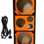 Generic 10 Inch Floor Standing Speaker Blue-0