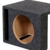 QPower 12" Vented Subwoofer Enclosure HD112 Charcoal – Heavy Duty Box-5