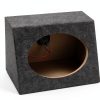 BBTO Car Subwoofer Box Pair 6" Trapezoidal Enclosure Cotton Rug-1