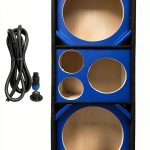 Generic 10 Inch Floor Standing Speaker Blue-0