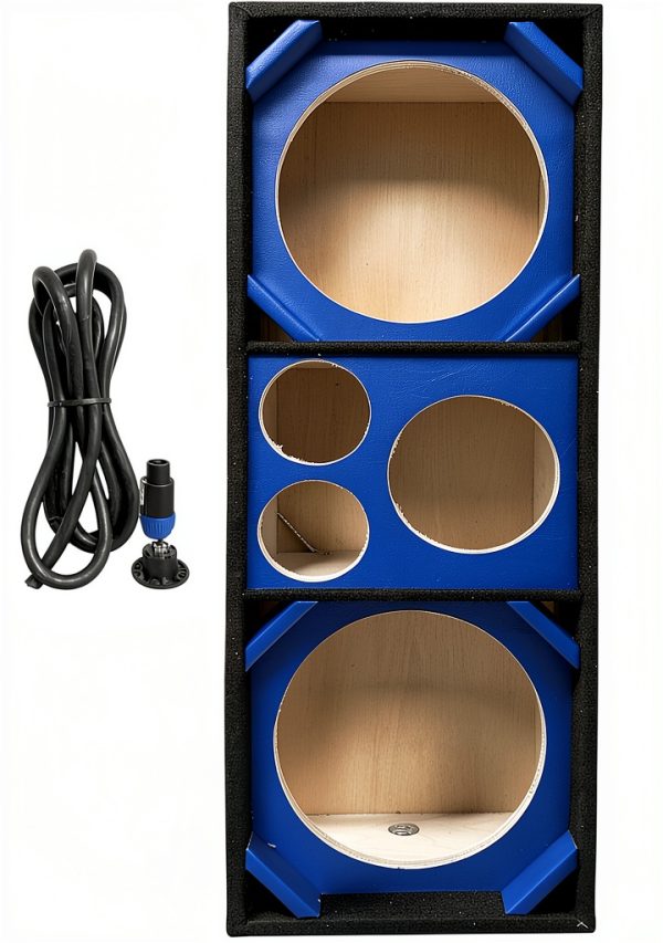 Generic 10 Inch Floor Standing Speaker Blue-0