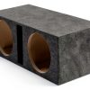 Q Power Dual 12 Inch Car Subwoofer Box - Dual-Chamber Design-10
