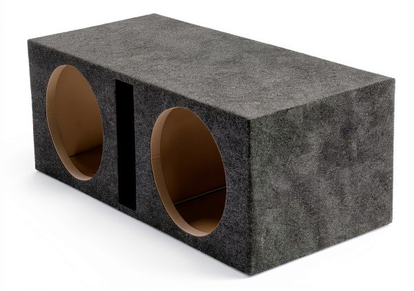 Q Power Dual 12 Inch Car Subwoofer Box - Dual-Chamber Design-10