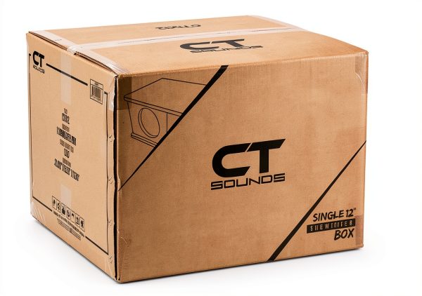 CT Sounds 12in Subwoofer Box Wood Tabletop Mount-5