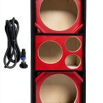 Generic 10 Inch Floor Standing Speaker Blue-0