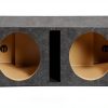 Q Power Dual 12 Inch Car Subwoofer Box - Dual-Chamber Design-1