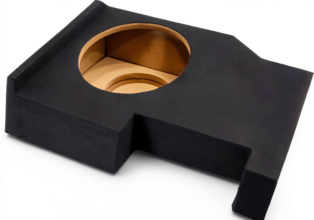 American Sound subwoofer installed in a Chevy Silverado interior