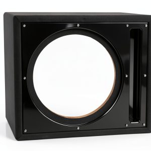 Belva 12-Inch Car Subwoofer Box Black MDF Construction-0