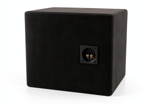 Belva 12-Inch Car Subwoofer Box Black MDF Construction-2