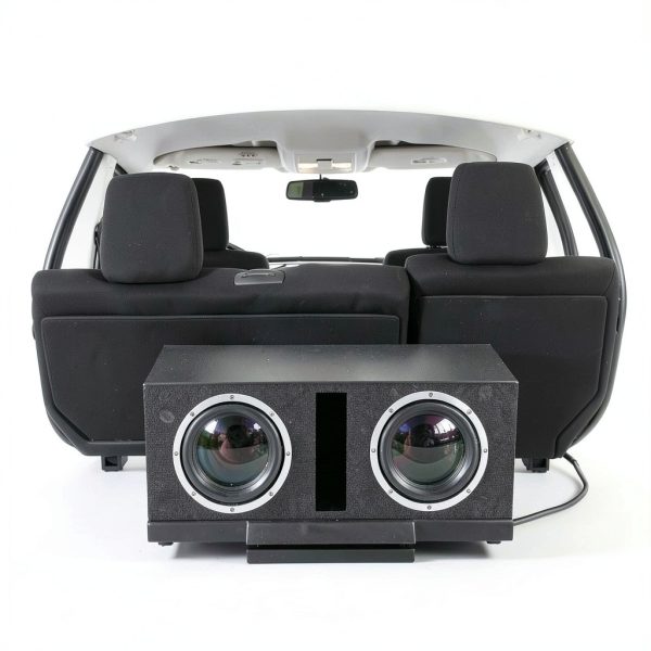 Q Power Dual 12 Inch Car Subwoofer Box - Dual-Chamber Design-8