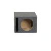 QPower 12" Vented Subwoofer Enclosure HD112 Charcoal – Heavy Duty Box-1