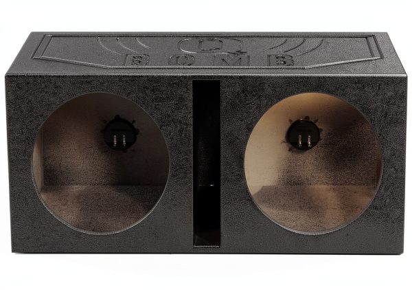 12 Inch Car Subwoofer Enclosure Vented Dual Box QBOMB12V Bed Liner-5