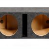 QPower Car Subwoofer Box Dual 10-Inch Vented Enclosure 1.1 cu ft-0