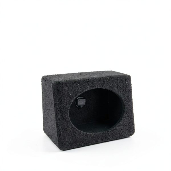 Q Power 6x9 Inch Subwoofer Box Bed Liner Coated Durable MDF Enclosure-2