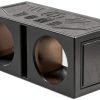 12 Inch Car Subwoofer Enclosure Vented Dual Box QBOMB12V Bed Liner-0