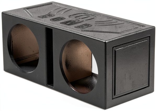 12 Inch Car Subwoofer Enclosure Vented Dual Box QBOMB12V Bed Liner-0