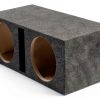 QPower Car Subwoofer Box Dual 10-Inch Vented Enclosure 1.1 cu ft-6