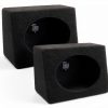 Q Power 6x9 Inch Subwoofer Box Bed Liner Coated Durable MDF Enclosure-0
